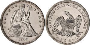 SEATED LIBERTY SILVER DOLLAR