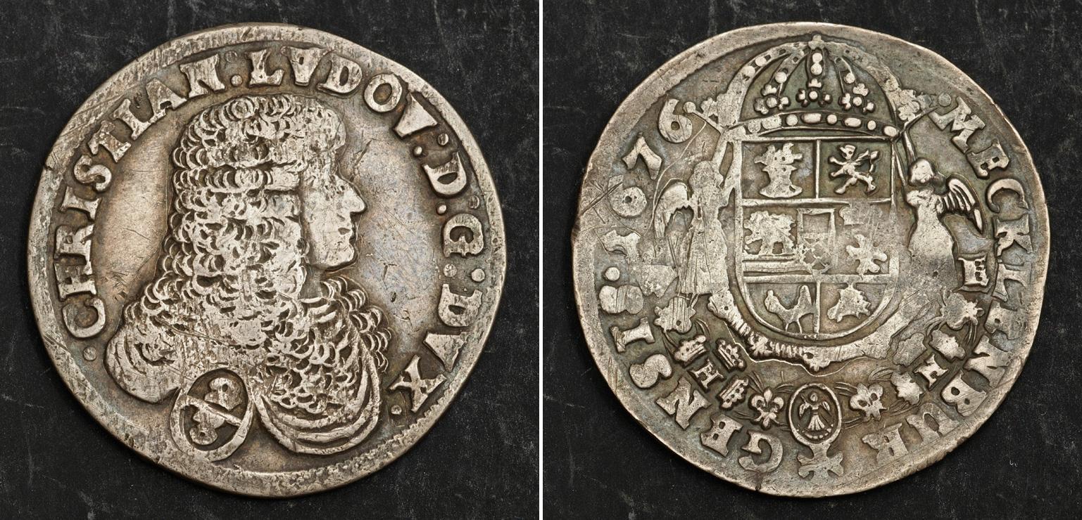 1676 Mecklenburg Schwerin Christian Louis I Sil 1676-mecklenburg-schwerin-christian-louis-i-sil