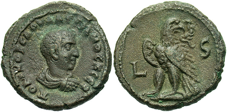 1 Tetradrachm 258-259 Roman Empire (27BC-395) Bronze Saloninus (242 ...