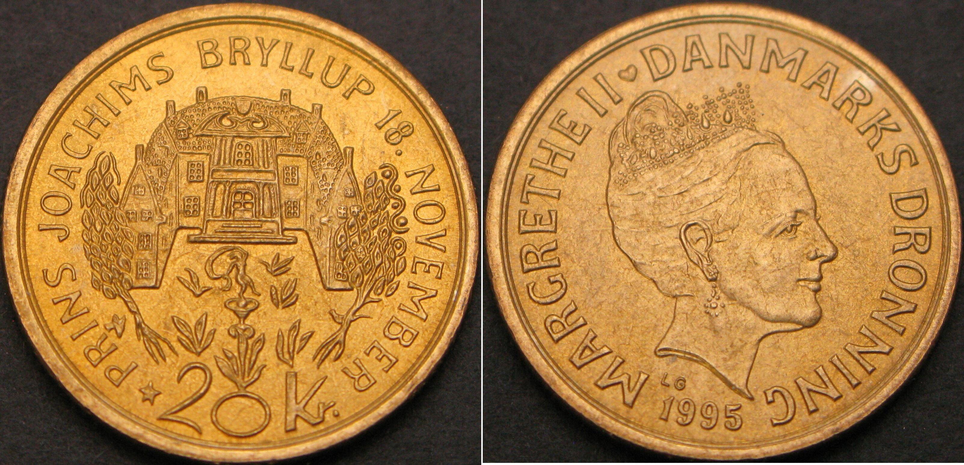 20 Krone 1995 Denmark | Prices & Values